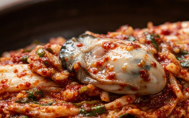 통영 굴김치