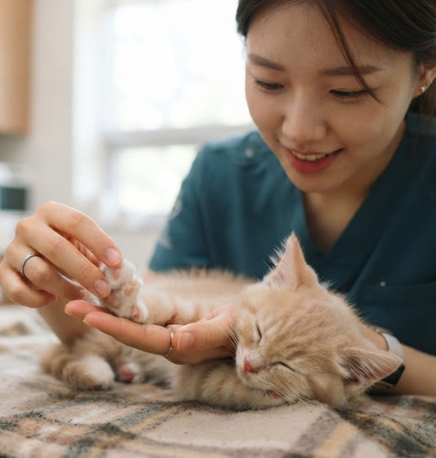 다름동물병원 진료 모습