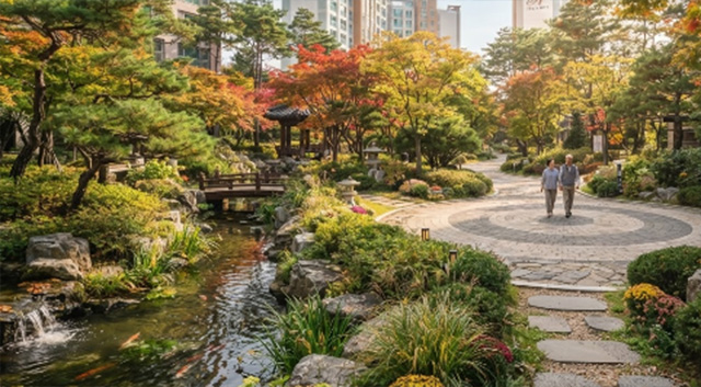 다름파크 조경 산책로 이미지컷