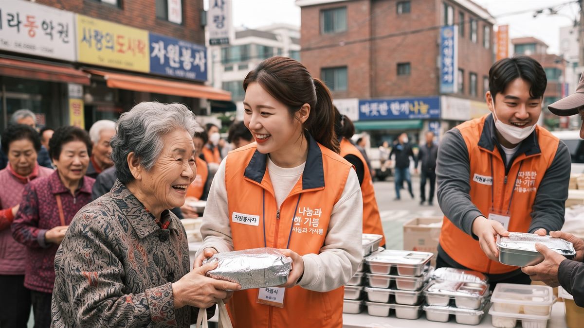 사랑의 도시락 나눔